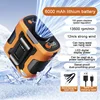 Portable Stepless Variable Waist Fan with Belt Clip, 100 Gears Digital Display, 6000mAh High Speed Fan for Outdoor Activities 5
