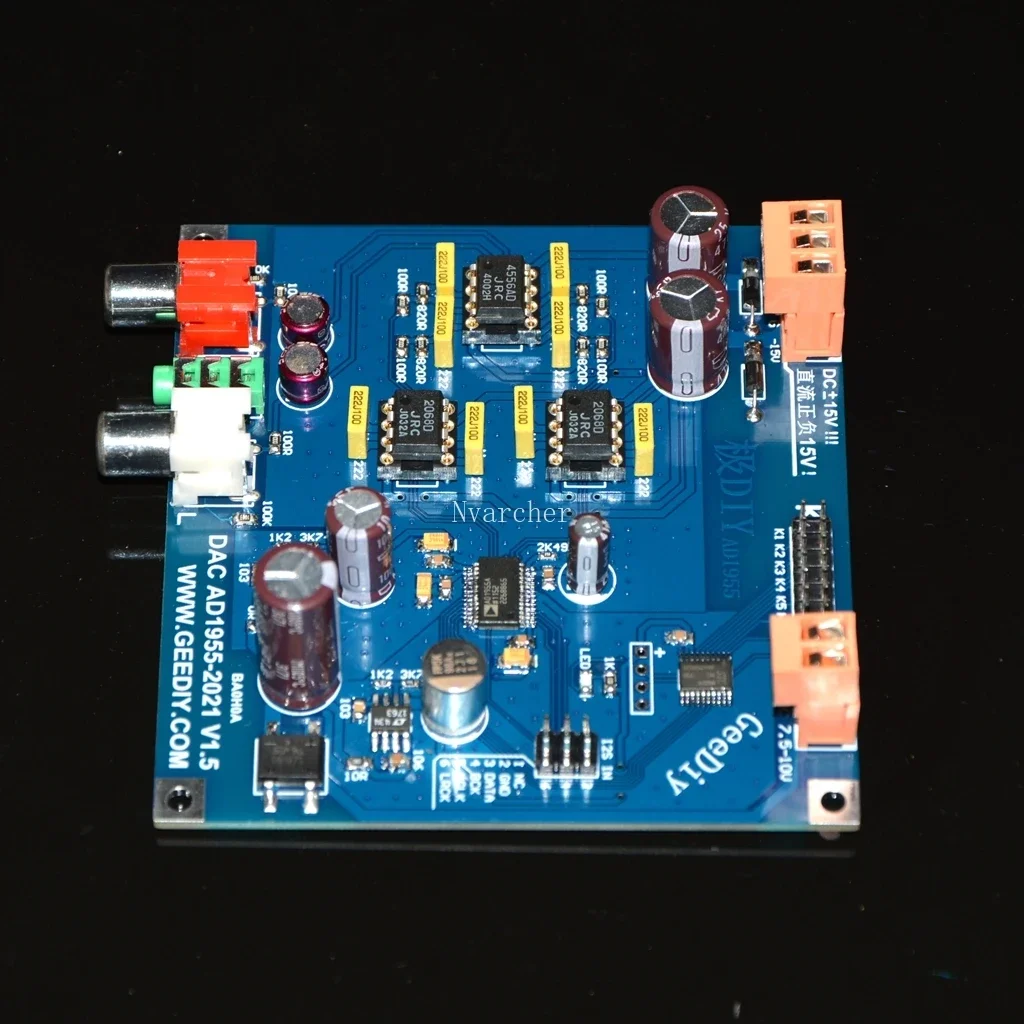 Decodificador de Nvarcher Ad1955 Dac I2s Entrou 24bit 192k lj rj 24bit Dsd64 Dsd128 o - Image 2