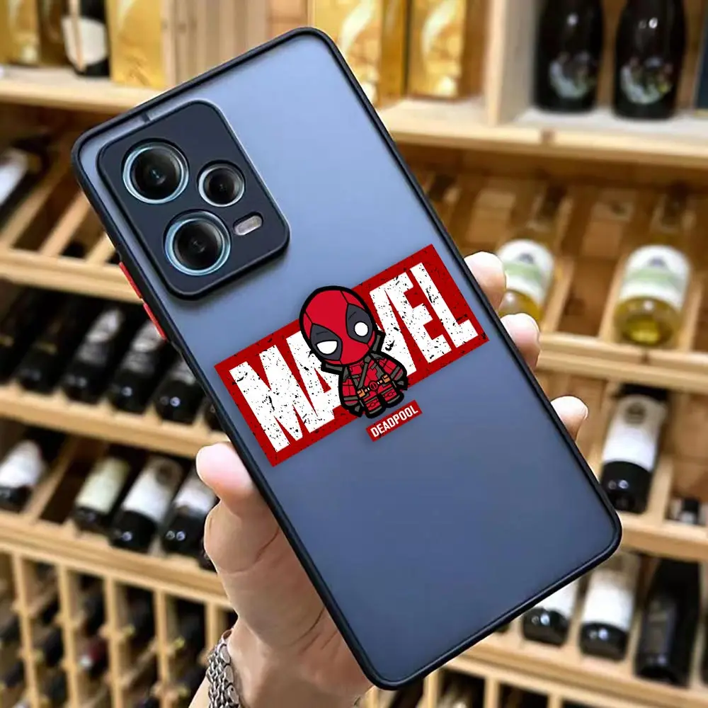 thumbnail image 1 of Funda mate para Redmi NOTE 12 11 10 11S 10S 9 9S 9T 8 7 6 5 3PRO PLUS 4G 5G Funda Shell los guapos dibujos animados de Los Vengadores de Marvel, 1 of 5