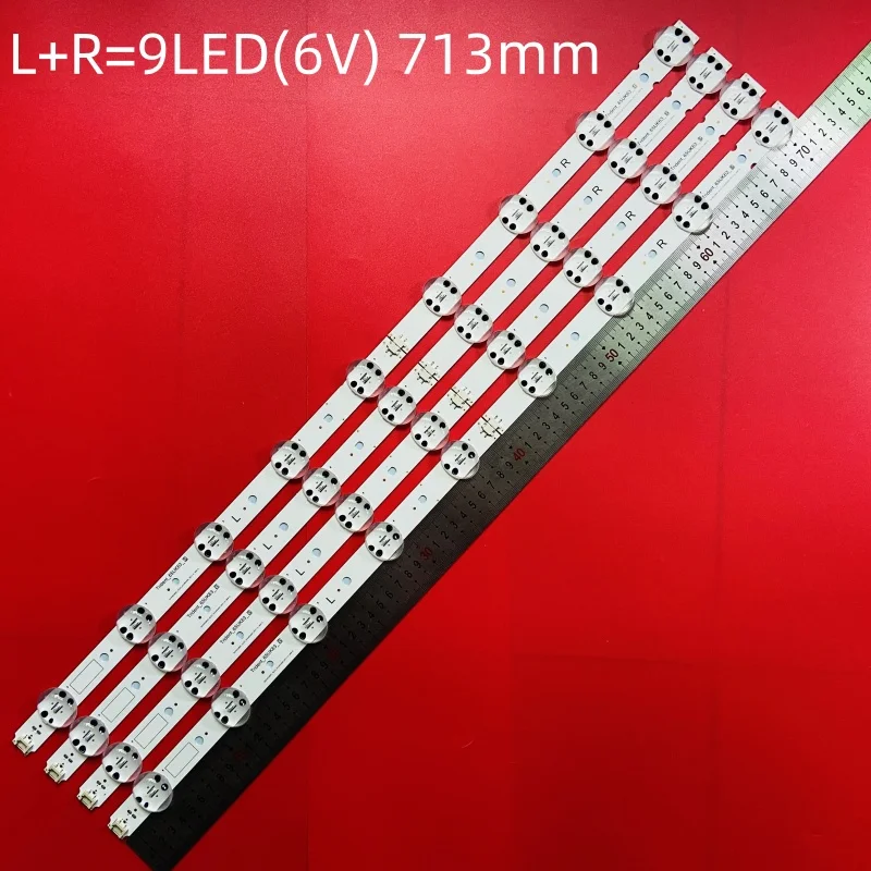 TV용 LED 스트립, 65UK6300YVB 65UK6300 65UK6400 65UK6470PLC 65UK6400PLF 65UK6300PUE, EAV64013801, 4 PCs