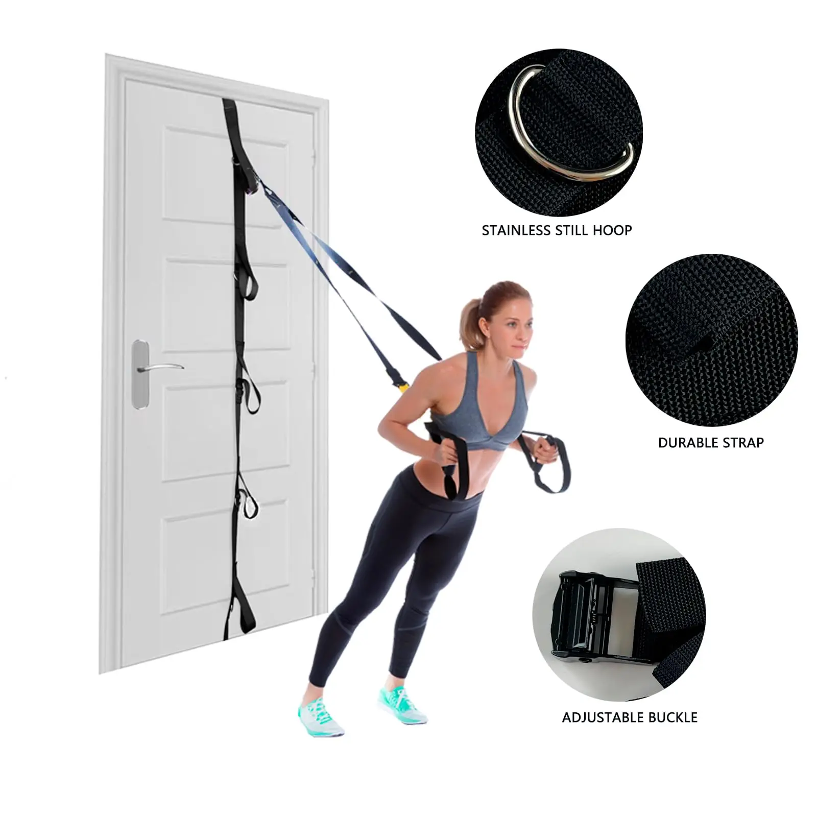 Multi-point Door Anchor Resistance Band: A Safe Door Anchor Gym