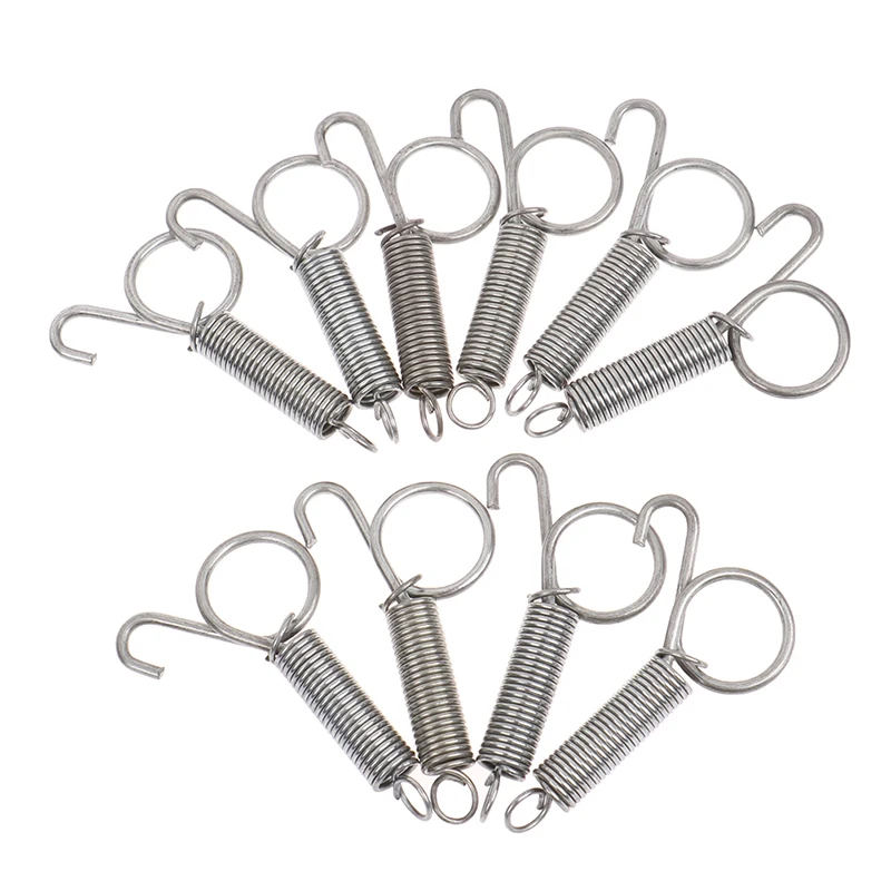 20 Stück Federtürriegel Für Käfige - Metall-Federhaken In 2 Größen (5cm & 7cm), Sicherer Verschluss Für Haustierkäfige Von Hunden, Katzen, Vögeln