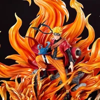 ⁦مجسم شخصية ناروتو (وضع الحكيم وكوراما) بتصميم GK بطول 41 سم | Naruto Sennin Mode & Kurama GK Action Figure 41cm⁩ - الصورة ⁦2⁩