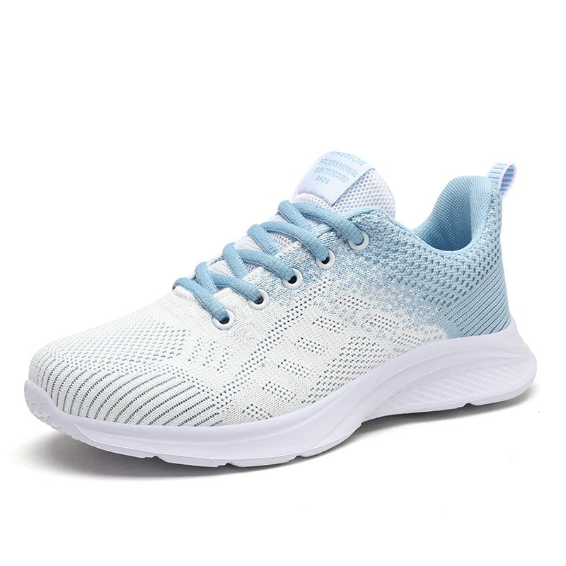 Women's Running Shoes Light Sneaker Shoes for Women Breathable Casual Walking Fly Weaving Ventilate Elastic Sneakers
