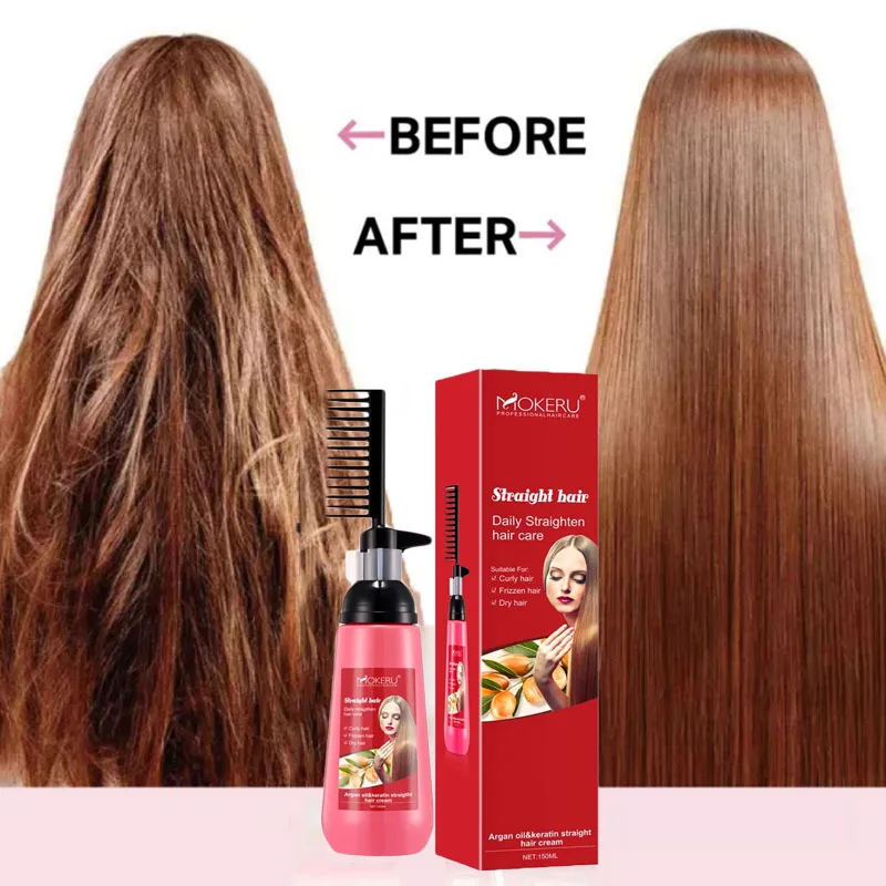 150ml Straight Hair Cream Fast Smoothing & Nourishing Keratin Hair
