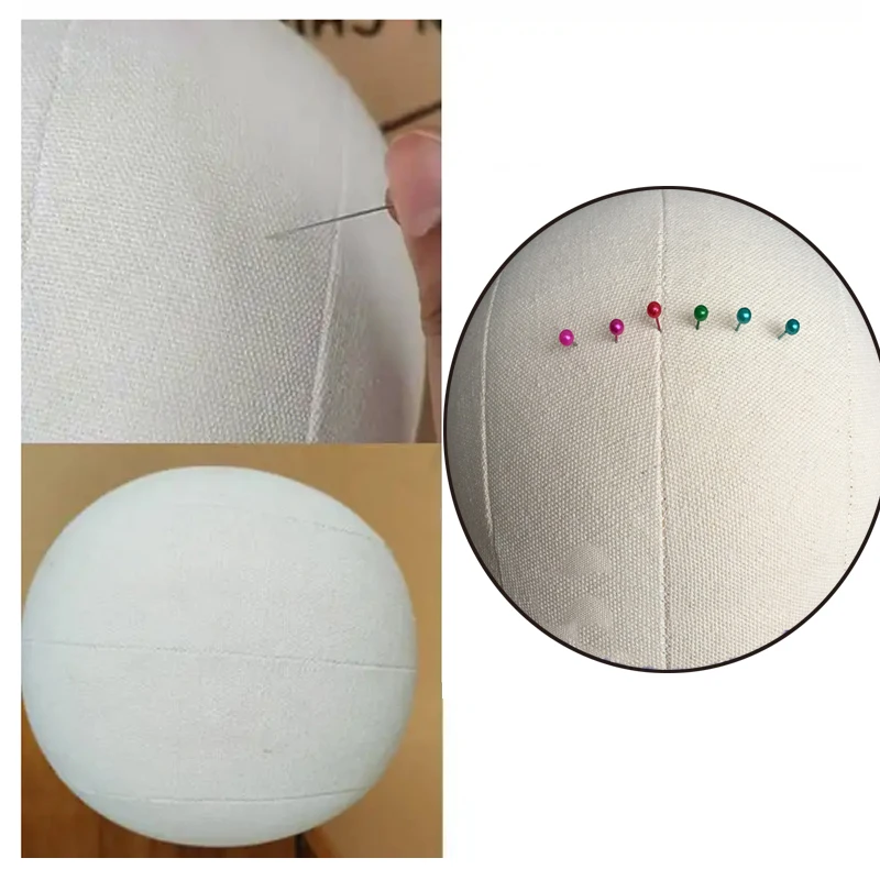 H&STAR Wig Soft Cork Canvas Block Head For Displaying Mannequin  Wig Making Canvas Head