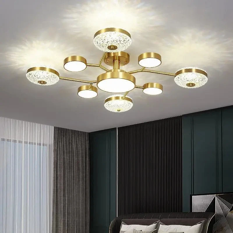 

Современная Потолочная люстра в скандинавском стиле, Светильники для гостиной, спальни, кухни, комнатное освещение, потолочные лампы, люстры с креплением