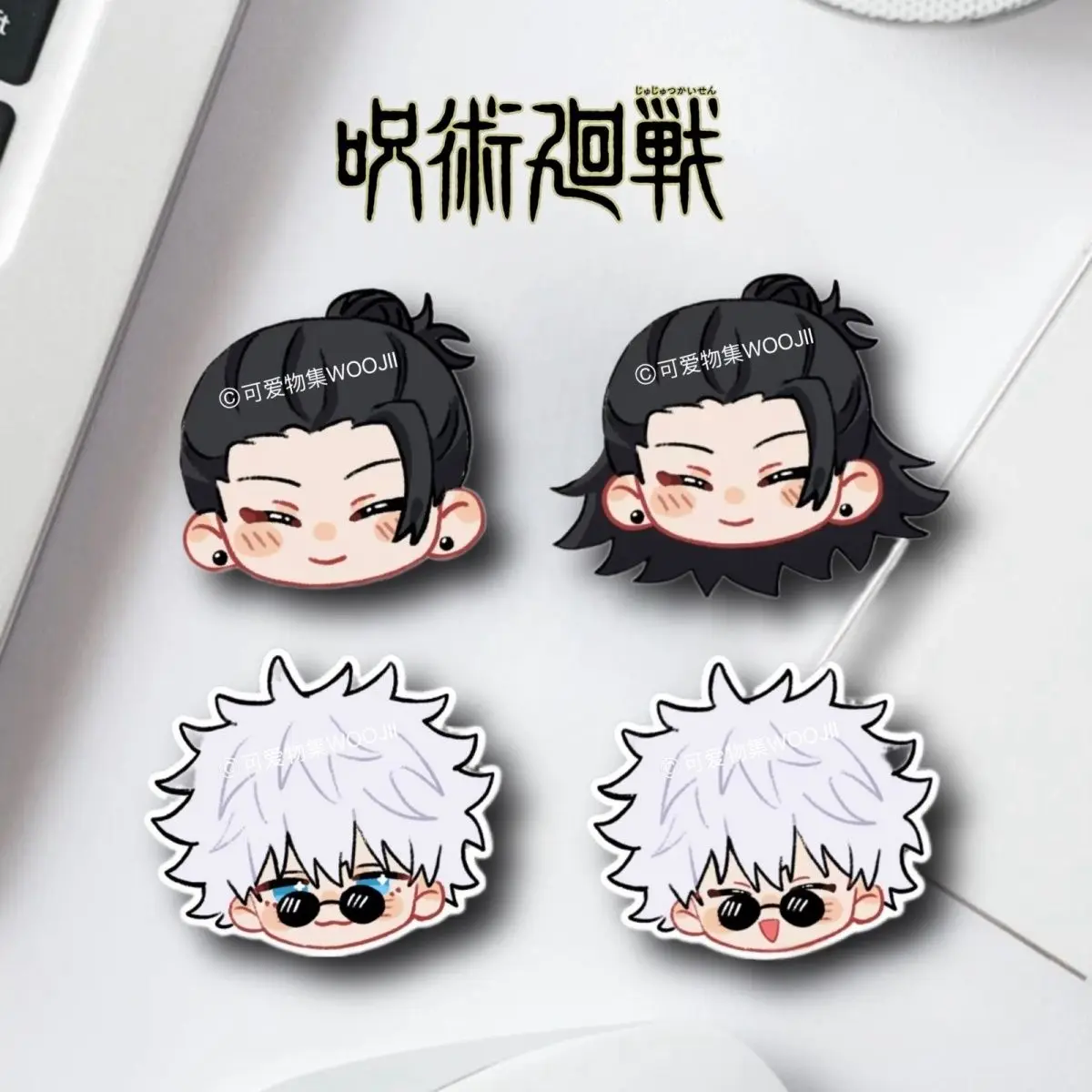 

Anime Jujutsu Kaisen Brooch Gojo Satoru Cosplay Acrylic Badge Cartoon Pins DIY Decoration Backpack Costumes Accessories