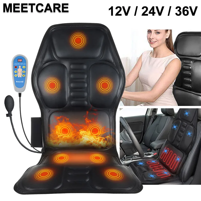 Professional Electric Car Seat Massage Cushion Heating Massage Cervical