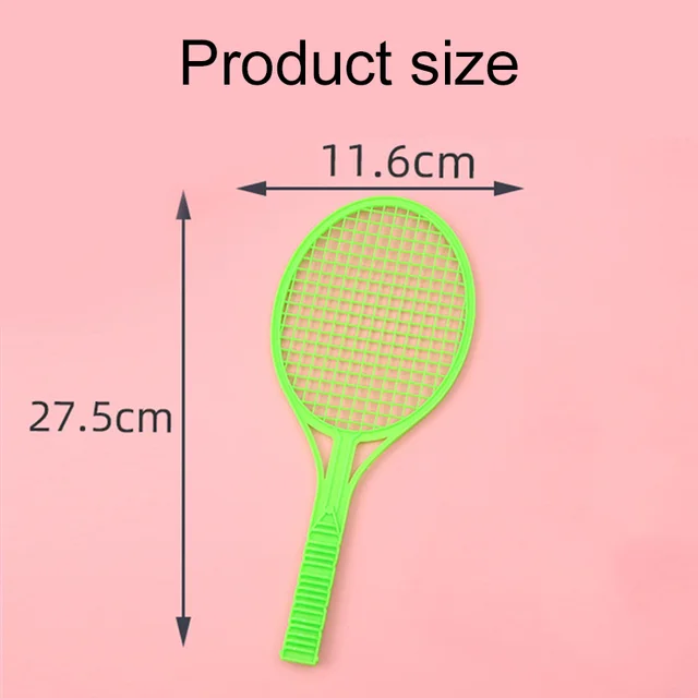 Children Mini Badminton Tennis Racket with Two Balls Plastic Parent-child Physical Exercise Baby Ball Games Summer Gifts TMZ 2