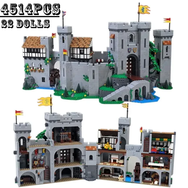IN STOCK 4514 PCS Lion King Castle Compatible 10305 85666 Building 