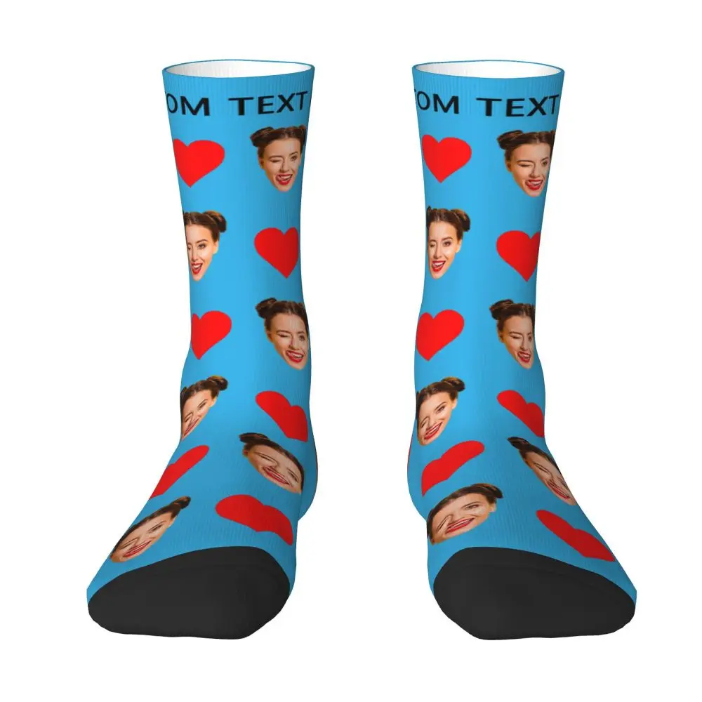 Personal Custom Avatar Printed Socks Cozy Sport Middle Tube Socks Cotton for Unisex Birthday Present 9 S02bd10a17e5d43e9a9ce640cf590e3b3P