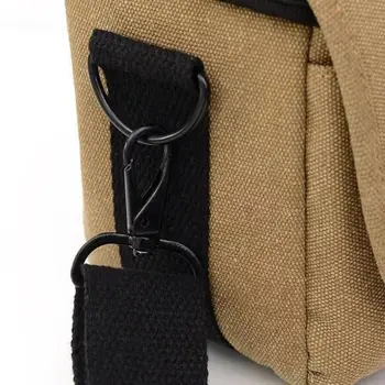 Borsa per fotocamera portatile in tela Borsa per videocamera inclinata a spalla singola impermeabile Borsa protettiva per fotografia all'aperto