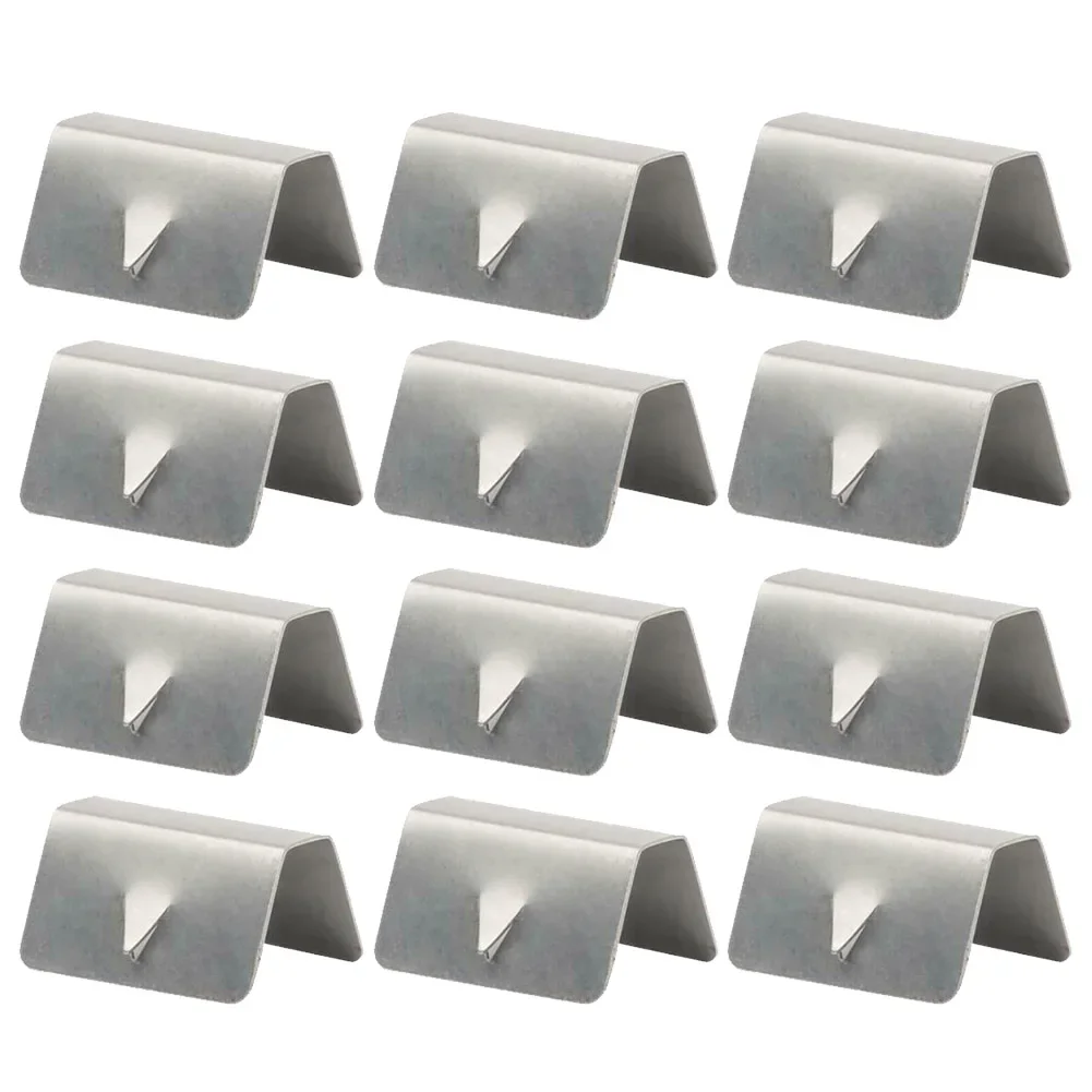 

8/12PCS Wind Rain Deflector Channel New Metal Retaining Clips Stainless Steel For BMW Universal Fit Car Accessories