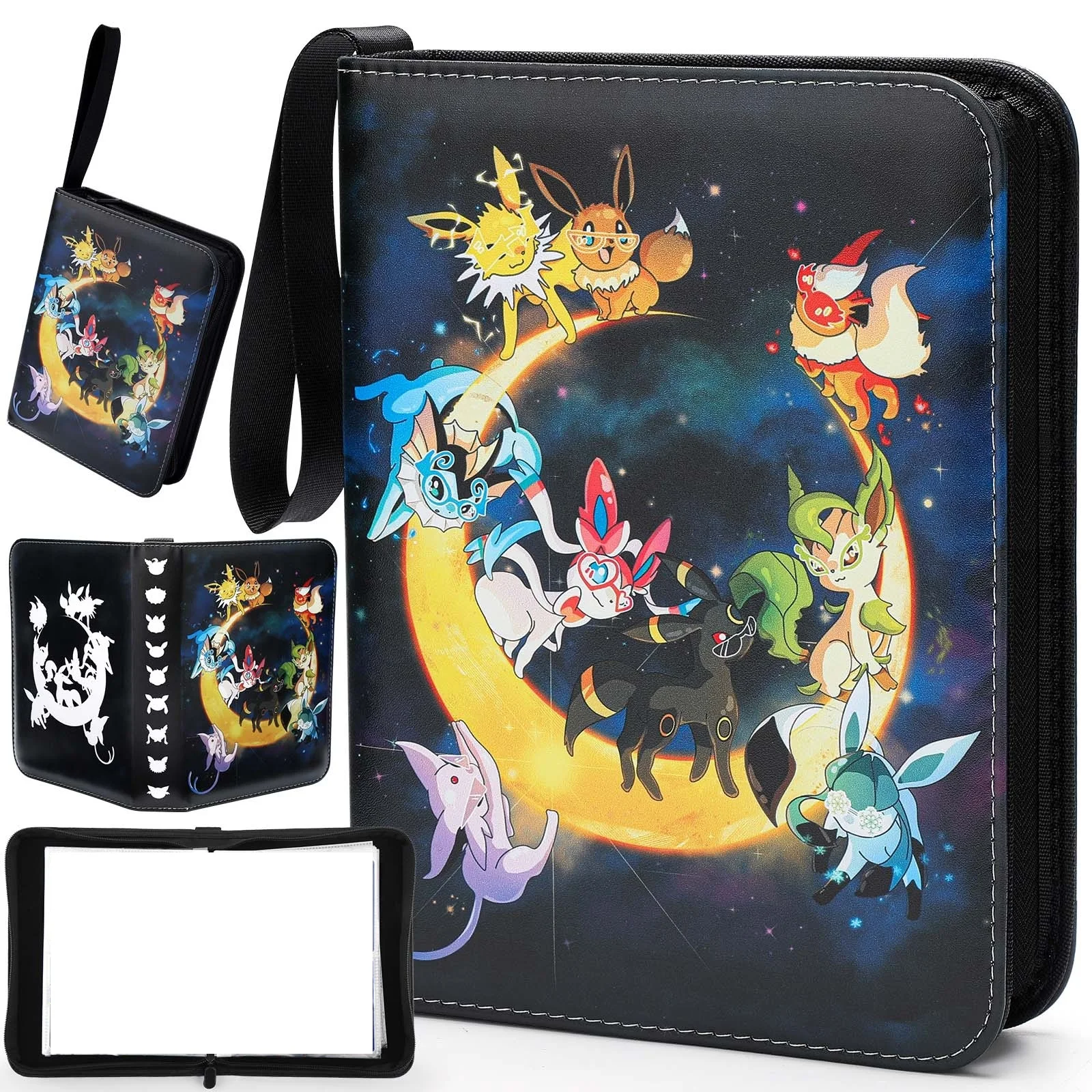 Card Guardian - Classeur à 9 poches avec fermeture éclair pour 360 cartes - Poches latérales - Compatible avec les cartes de sport et à collectionner TCG (vert Card Guardian - Classeur à 9 poches avec fermeture éclair pour 360 cartes - Poches latérales - Compatible avec les cartes de sport et à collectionner TCG (vert