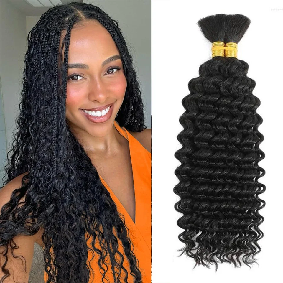 Extensiones de cabello humano con trenzas bohemias para rastas