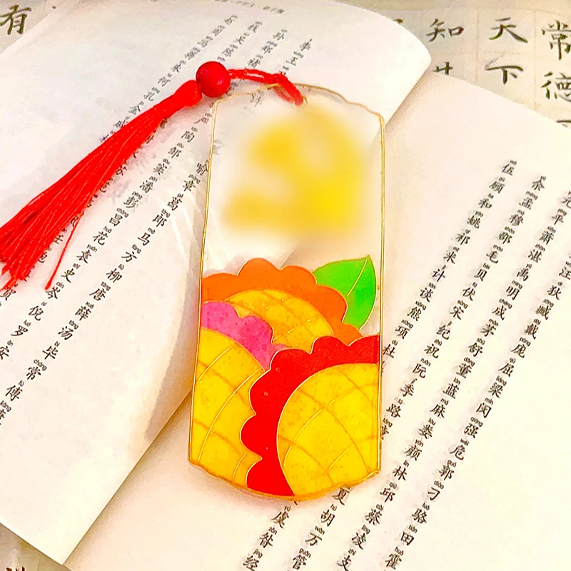 칠보 선조 에나멜 페인팅 DIY 수제 재료 패키지, 무형 문화 유산을 만들기 위한 책갈피 펜던트 선물