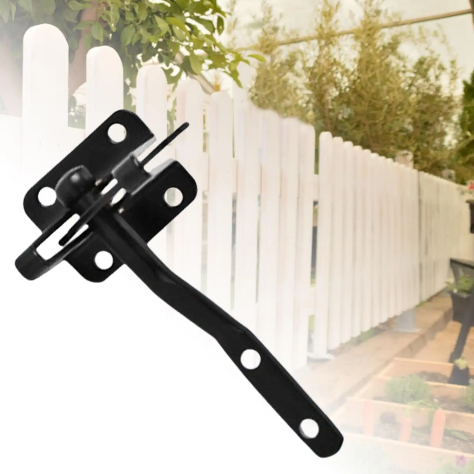 Door latches Reinforcement with Screws Self Locking Gate Latch for /Metal Doors