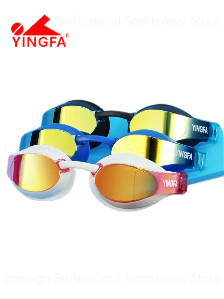 YINGFA Unisex Uv Protection Swimming Goggles High Quality Professional Racing Swim Eyewear For Competition,Silicone Diving Glass