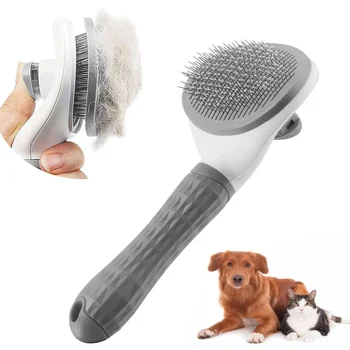 Self-Cleaning Pet Grooming Brush 1