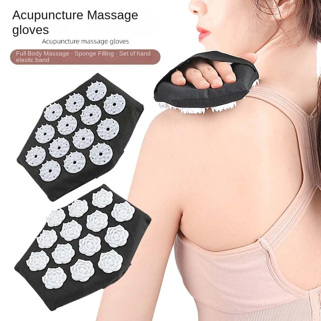 Acupressure Body Massage Mat Acupuncture Sensation Reflexology Plate Massage Pad Arm Body Massage Glove Anti-Slip 3