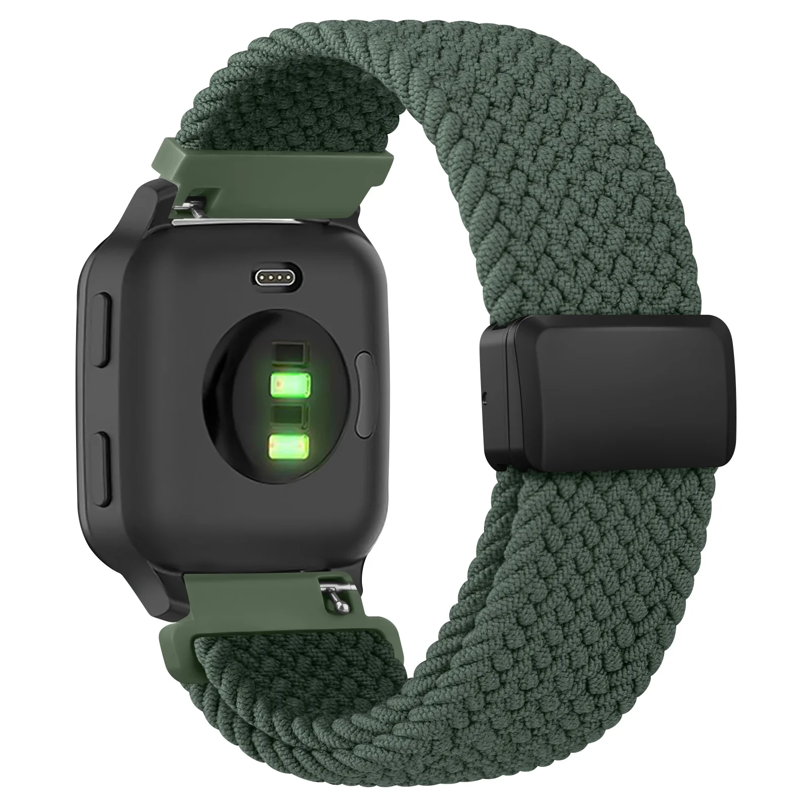 Braided Solo Loop Wristband for Garmin Smartwatches, 20mm Strap