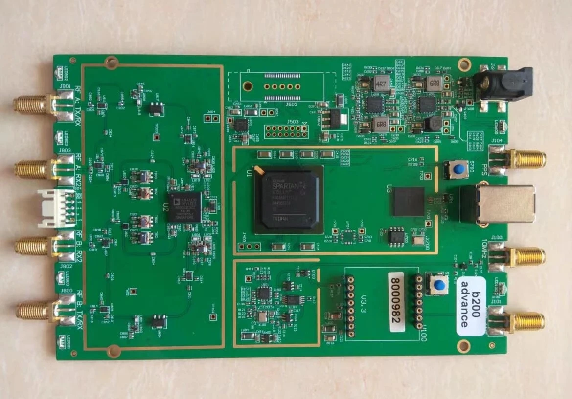 B200 AD9361 RF 70MHz -6GHz SDR 소프트웨어 정의 라디오 USB3.0, USRP B200 전이중 sdr과 호환 가능