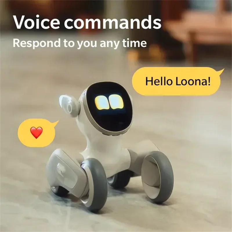 Cane Robot AI Intelligente, Compagno Interattivo, Giocattolo Elettronico con Funzioni ChatGPT, Dialogo tramite APP e Programmazione, Regalo - immagine 4