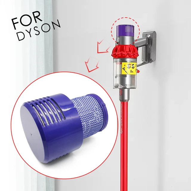 Washable Big Filter Unit For Dyson V10 Sv12 Cyclone Animal Absolute Total  Clean Cordless Vacuum Cleaner, Replace Filter - AliExpress