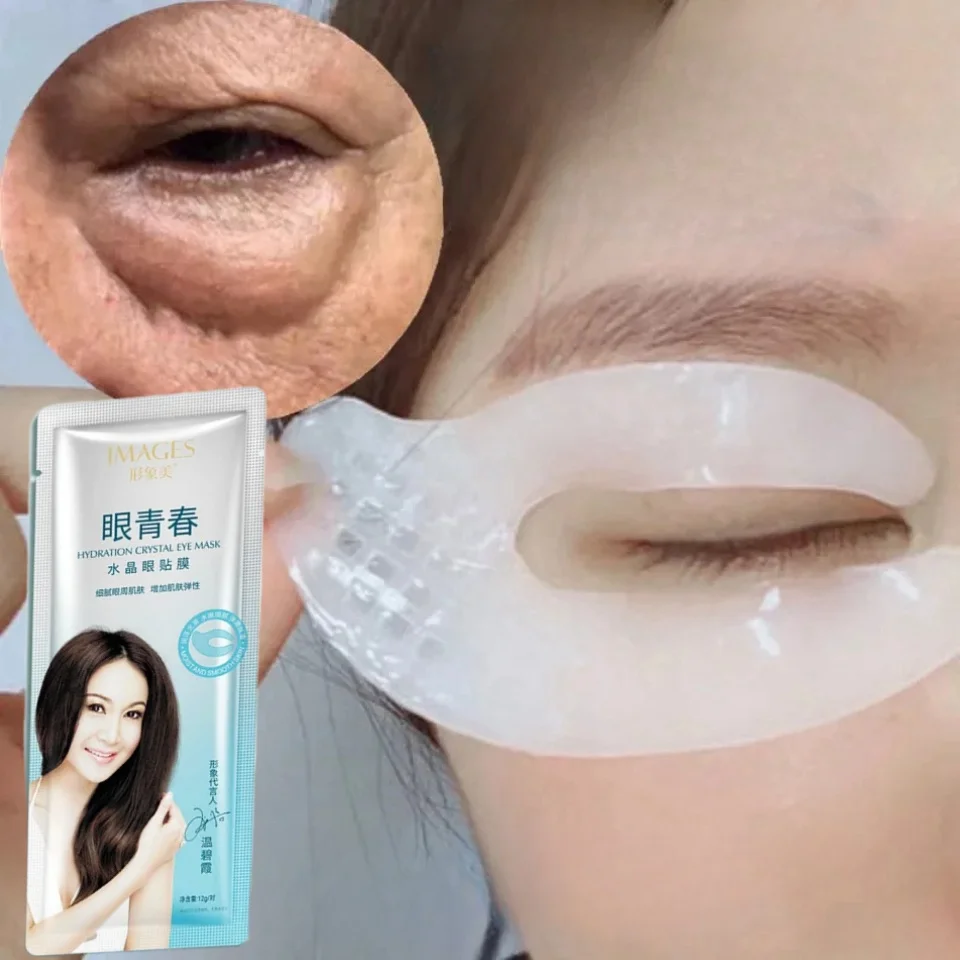 Collagen Eye Mask Wrinkle Remove Eye Patches Firming Lifting Fade Fine Lines Hyaluronic Acid Moisturizing Smooth Eye Skin Care
