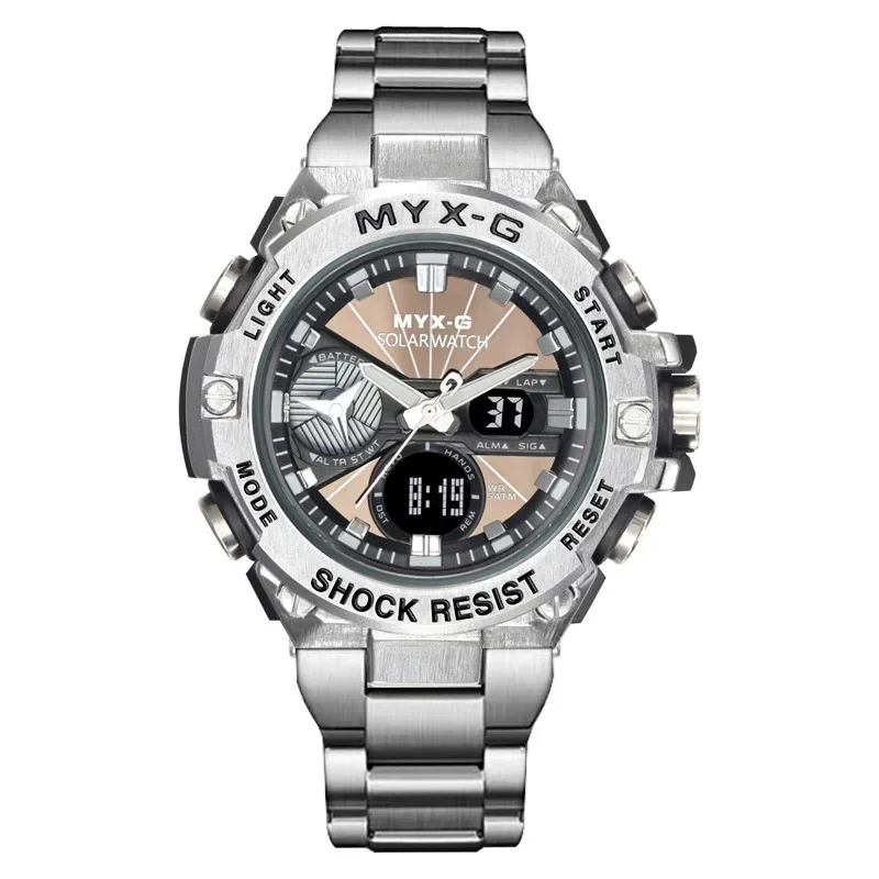 Orologio a energia solare per uomo Resistenza leggera Energia