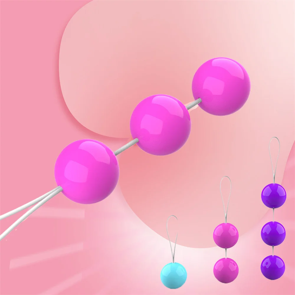 Smooth Kegel Ball Chinese Vagina Balls For Women Adult Sex Toy Vaginal Contracting Dumbbell Centrifugal Anal Beads Stimulator