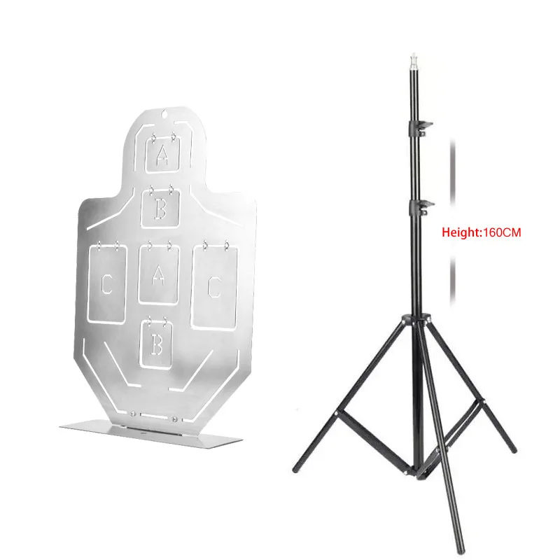 

Metal IPSC Shooting Target Airsoft Paintball Hunting Training Practice Targets Outdoor Stainless Steel Tactical Aiming Targets