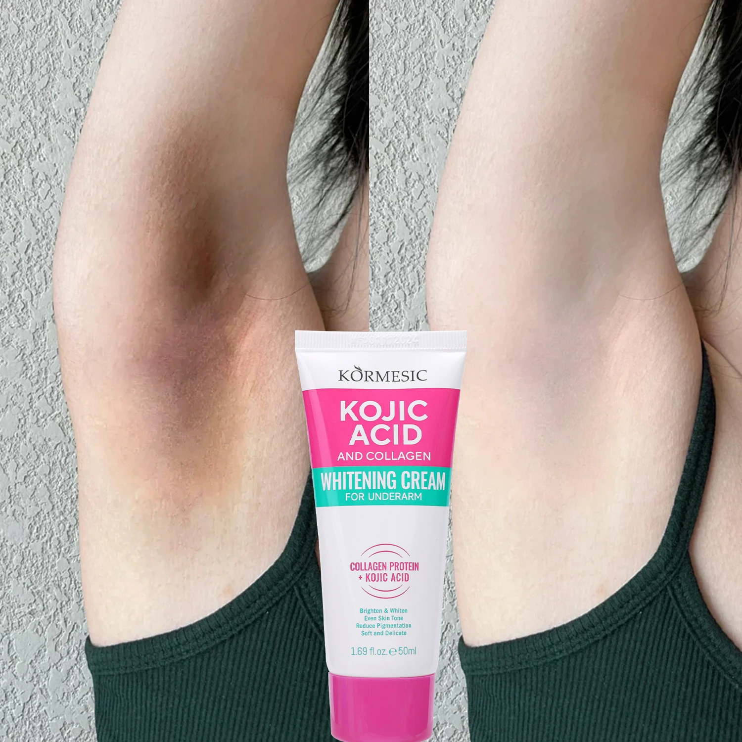 Collagen Underarm Whitening Cream Moisturizer Lightening Intimate Areas Underarm Body Skin Care Whitening Cream Beauty for Women body care cream