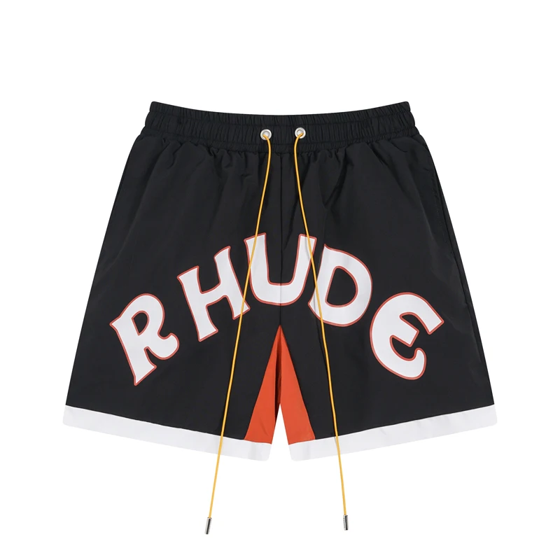 High Quality Streetwear Multi-color Rhude Beach Shorts Men Women Loose Breathable Casual Shorts