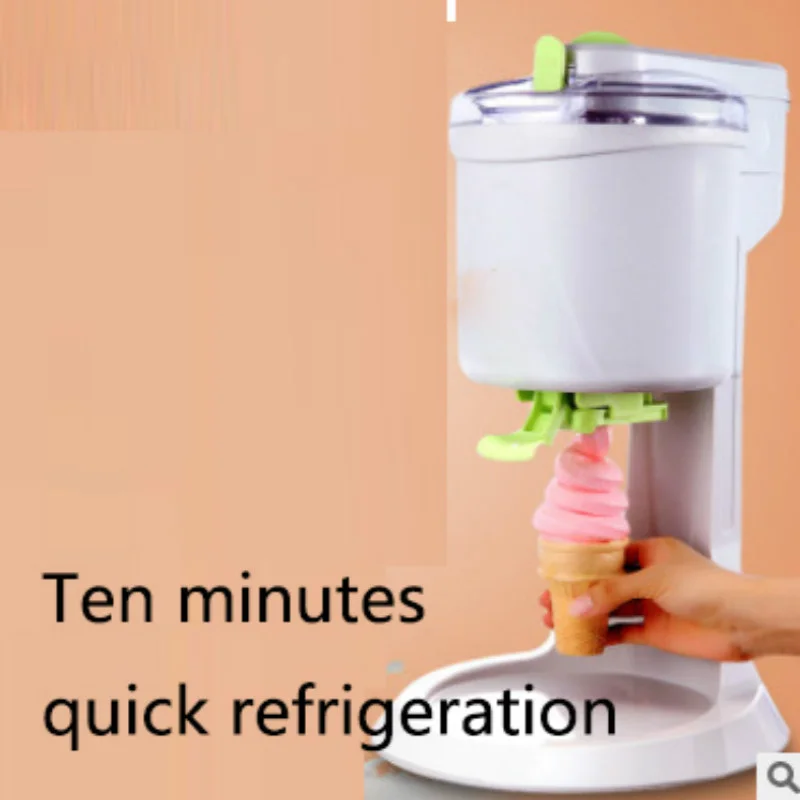 Automatic Mini Ice Cream Maker Homemade Children's Soft Serve Ice Cream  Machine 10 Minutes Fast Making Batch Freezer - AliExpress