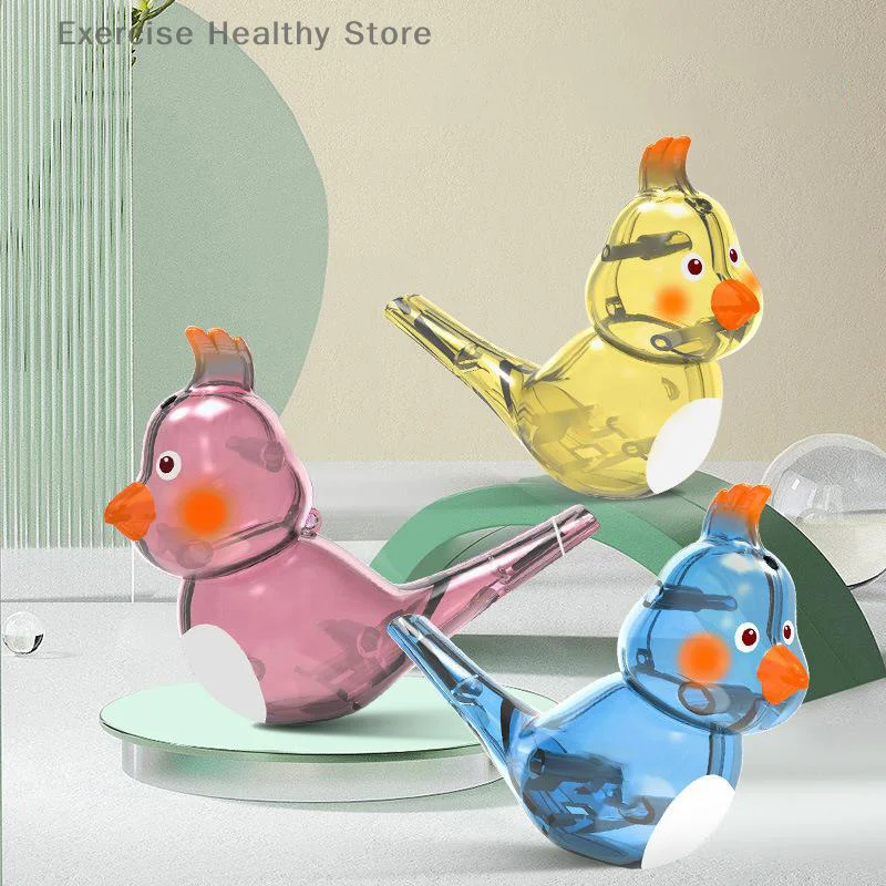 Coloured Drawing Water Bird Whistle Bathtime Musical Toy For Kid Early Learning Educational Children Gift Toy Musical Instrument