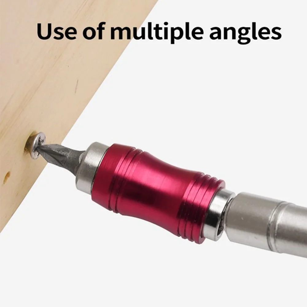 Electric drill hexagonal handle magnetic quick release head lengthening connecting rod corner bend