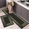 Kitchen Mat Bathroom Carpet Floor Mat Washable Anti Slip Entrance DoorMat Bedroom Living Room Long Bedside Area Hallway Soft Rug 1
