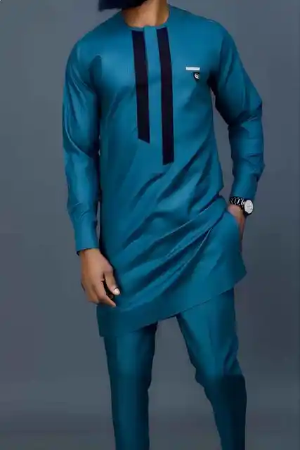 Adeyemi Dashiki Long-Sleeved Shirt and Pant - Image 3