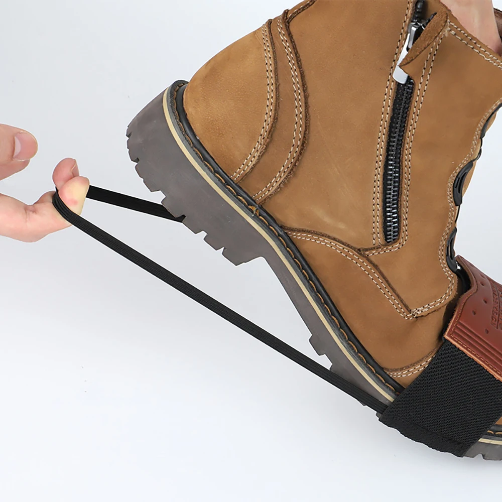 오토바이 기어 변속 패드 라이딩 슈즈 가죽 오토바이 변속 레버 부츠 보호 패드 모토크로스 더트 바이크 부츠 커버