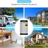 COSTWAY Portable Washing Machine, 11Lbs Capacity Full-automatic Washer with 8 Wash Programs, LED Display, 10 Water Levels 3