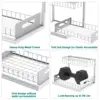 Under Sink Organizers and Storage,with Sliding Drawer 2 Tier Multi-purpose Bathroom Shelf Organizer for Kitchen Bathroom Storage 5