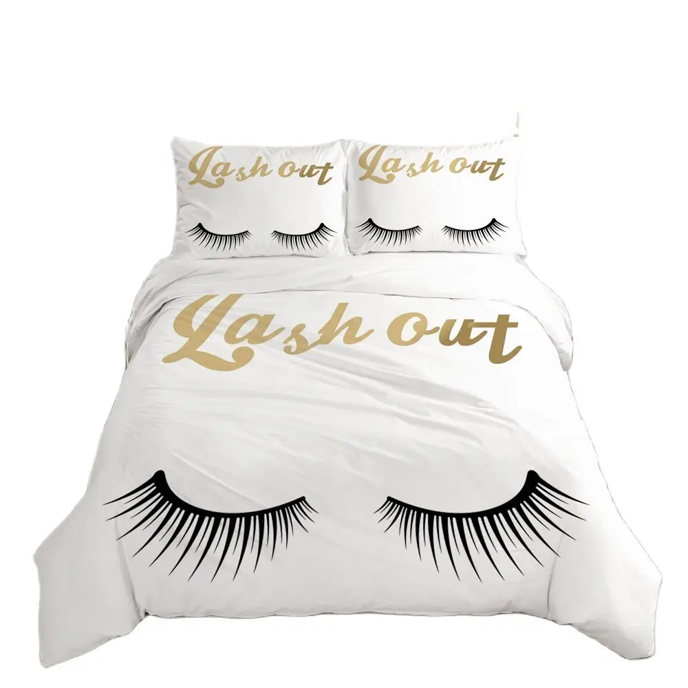 

3D Luxury Bedding Sets Comforter/Blanket/Quilt/duvet Cover Set Pillowcases Queen/King/Europe/Russia Size Lash Eye