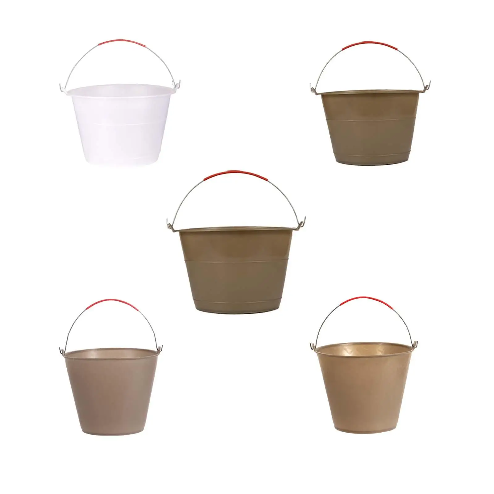 

Anti-fall Bucket Plastic Storage Bucket Plastic Portable Cement Handle Cement Bucket