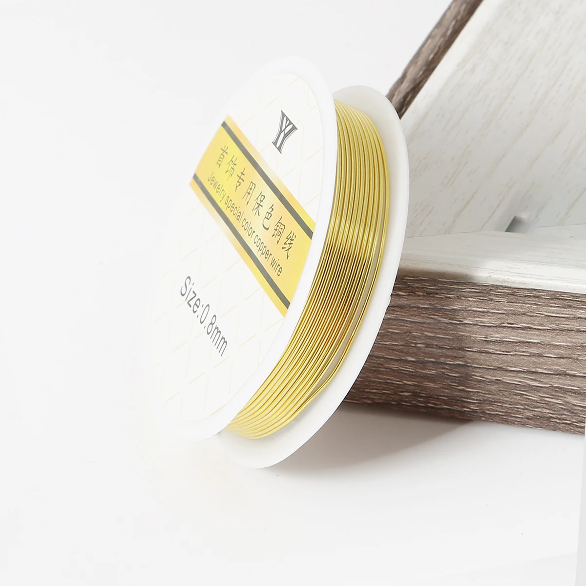 Premium Pure Copper Wire - Long-Lasting Color, Anti-Corrosion, High Flexibility for Jewelry Crafting and Beading