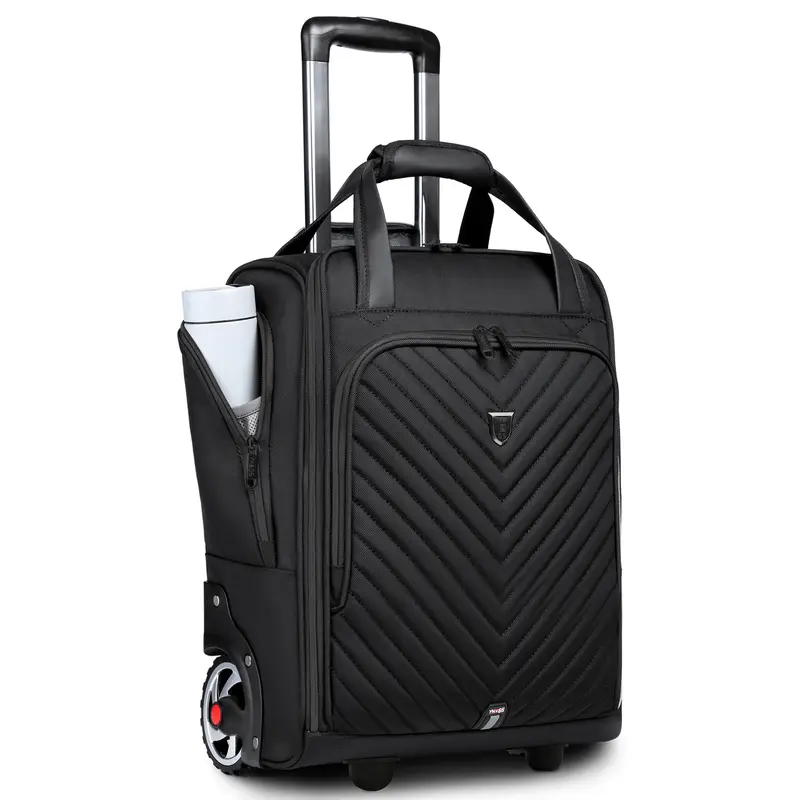 Laptop Bag Business Trolley Bags Carry-On Underseat Airlines Luggage Travel Bag with Wheels Women Men Briefcase 18 inch Softside - Image 7