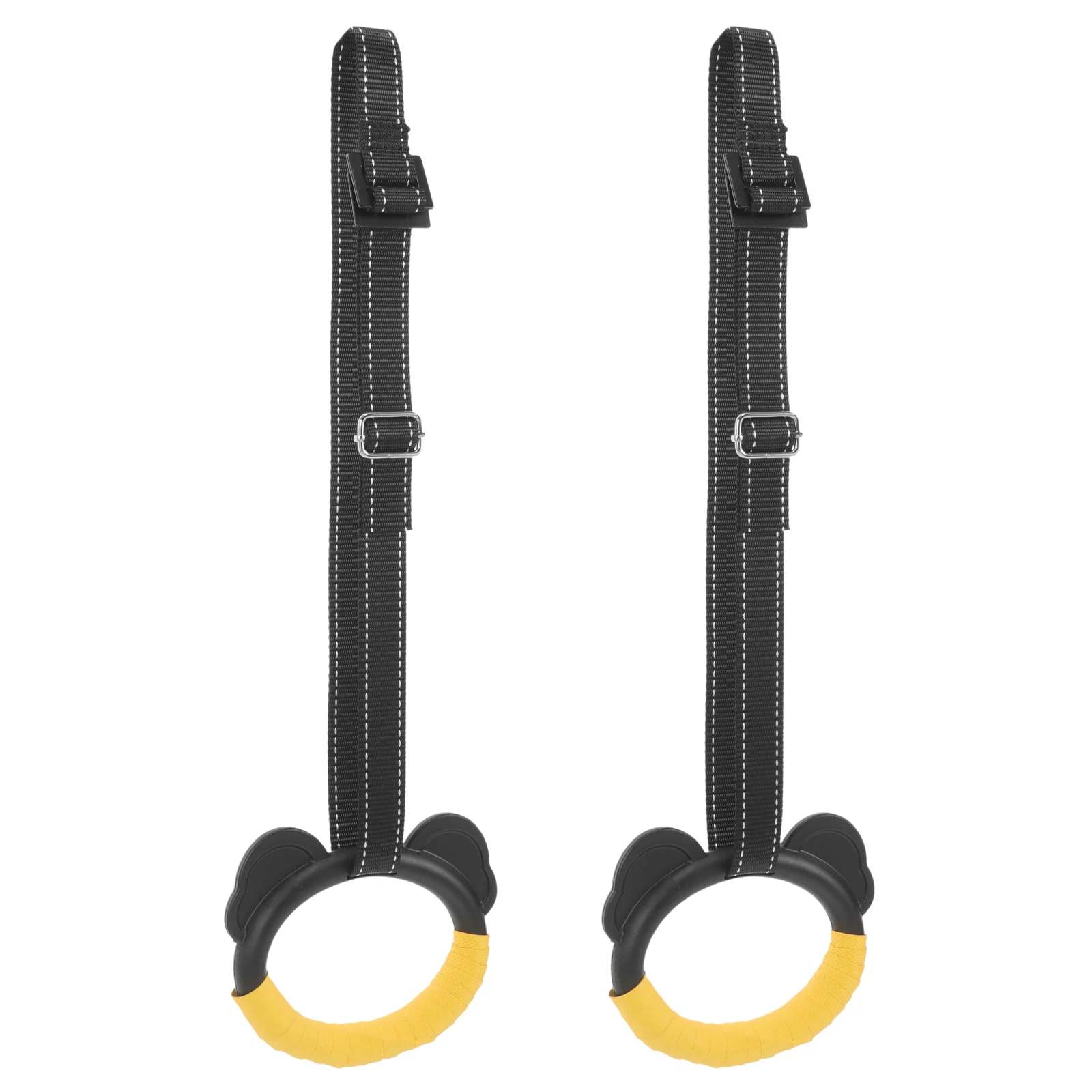 Plastic Iron Kids Pull Up Rings Gymnastics Trainer Exercise Rings For Gym Workout Sports Baby Gymnastics Equipment