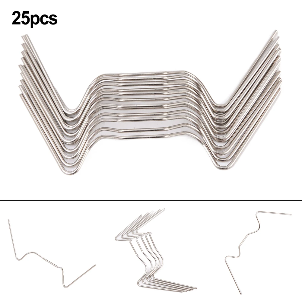 

25/50/100pcs Greenhouse Spare Parts W Clips Glazing Glass Clip Stainless Steel For Garden Supplies Fixing Nails