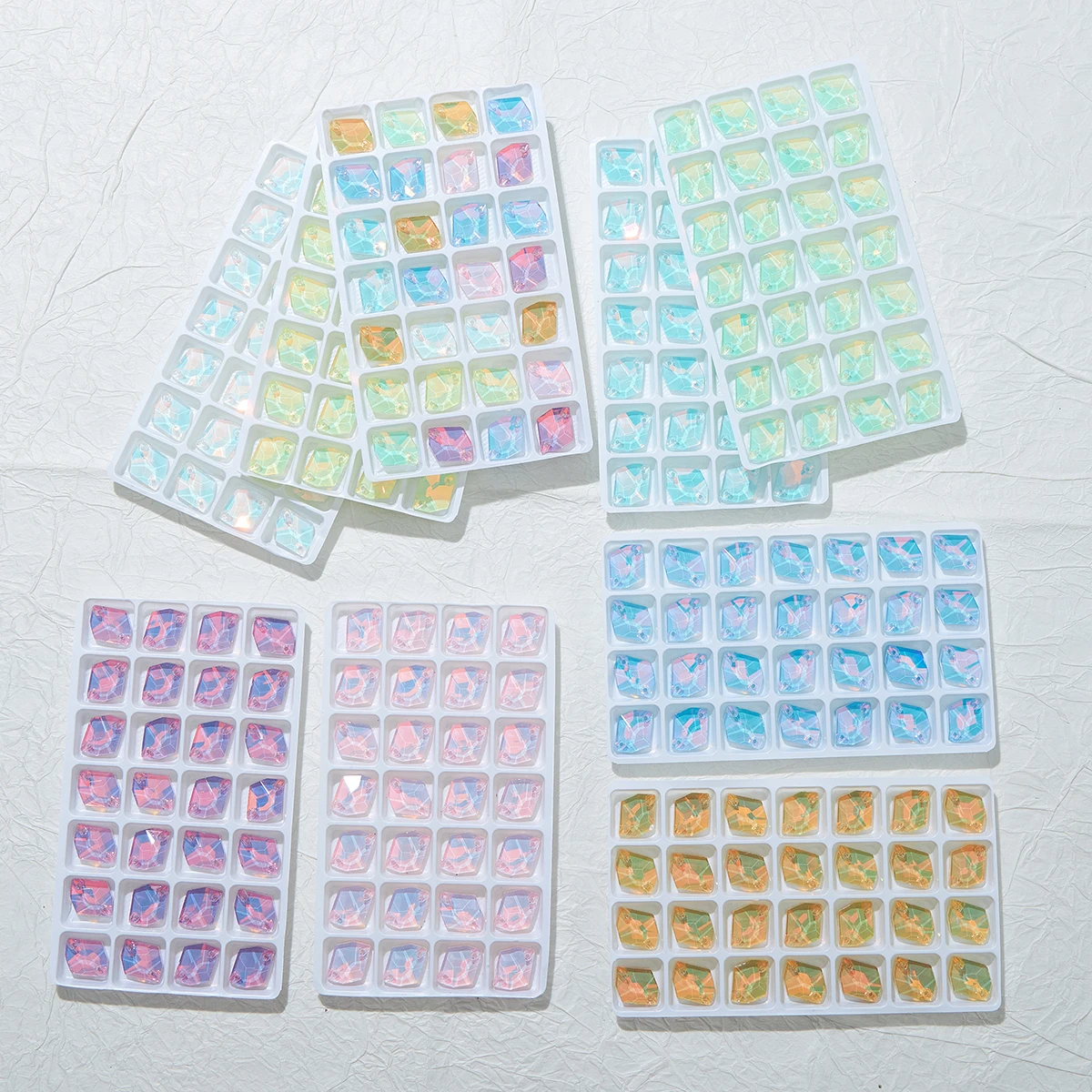 Opal Mocha Cosmic Sew On Rhies Glass Crystal Strass Flatback Sewn Rhie Sewing Stones For Wedding Dresses Needlework